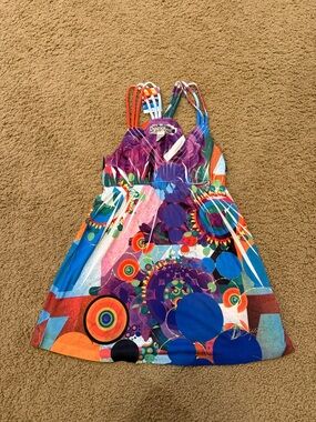 Geometrical summer flowy tank top